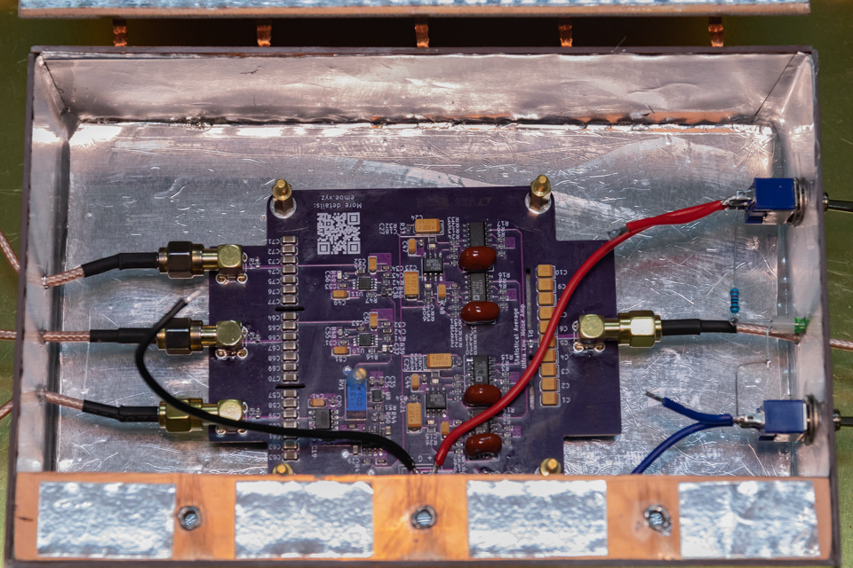 Noise Amplifier REV1.0 PCB